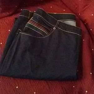 NWOT Modcloth fervour 🌈 Rainbow jeans